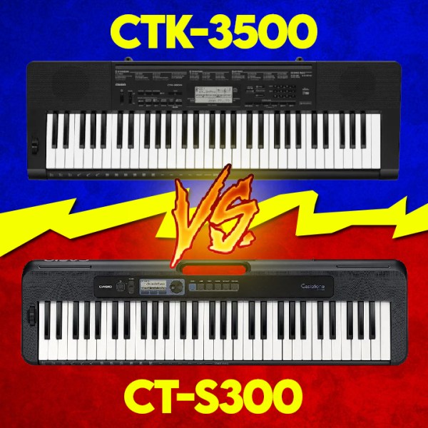CASIO CTK-3500 ou CT-S300 | Qual a Melhor Opção para Primeiro&nbsp;Teclado?