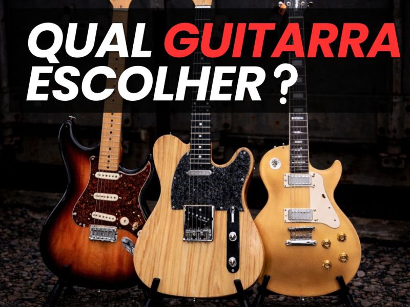 🎸 Stratocaster, Telecaster ou Les Paul: Qual a Melhor Guitarra Para&nbsp;Você?